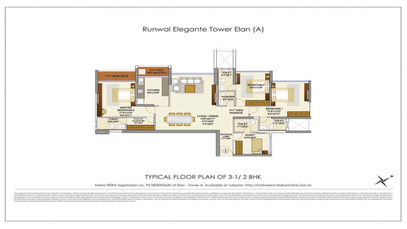 Runwal Elegante Andheri West-TOWER-A-3-1_2-BHK-img-2.jpg